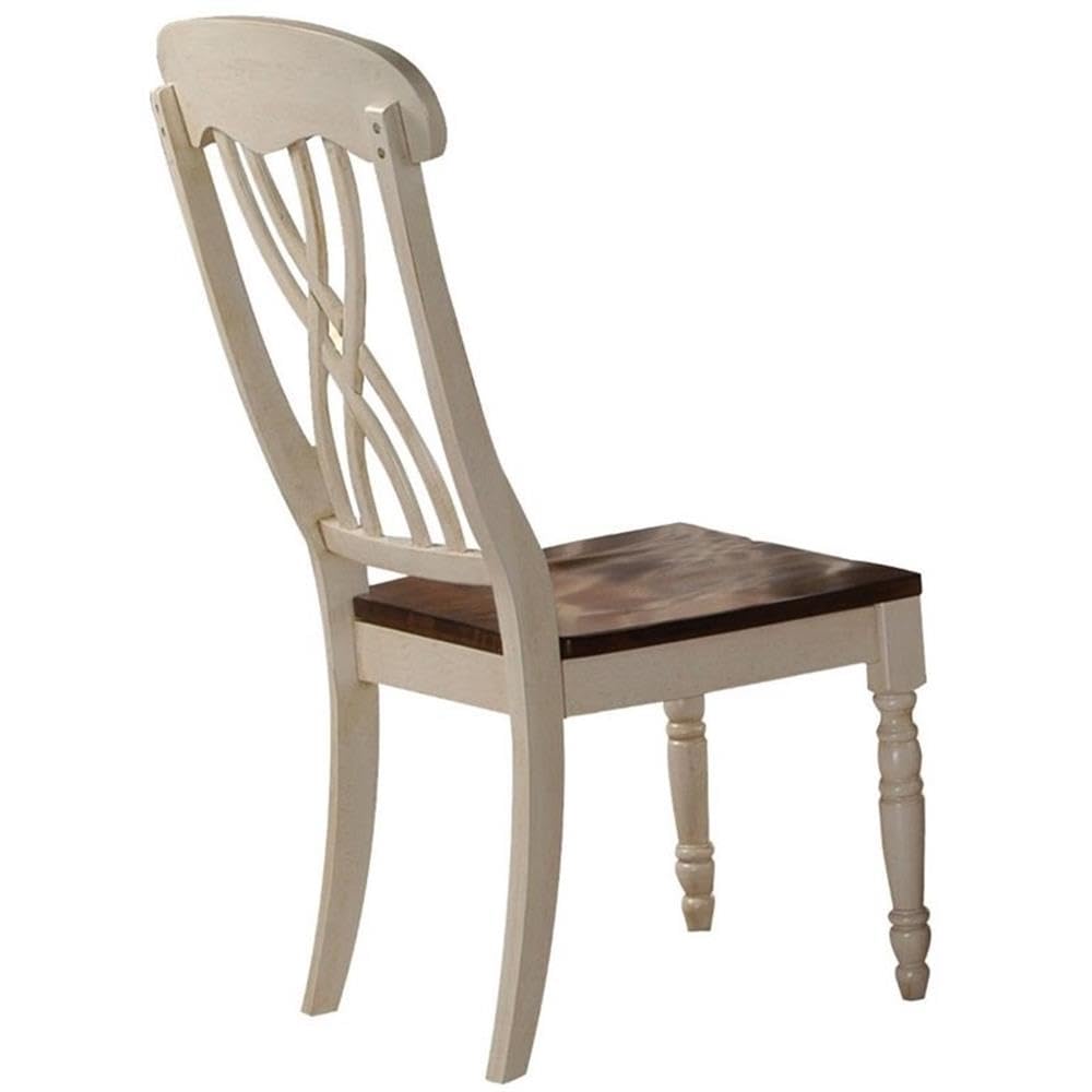 Amazon｜ACME Furniture 70333 Dylan Buttermilk Side Chair (Set of 2