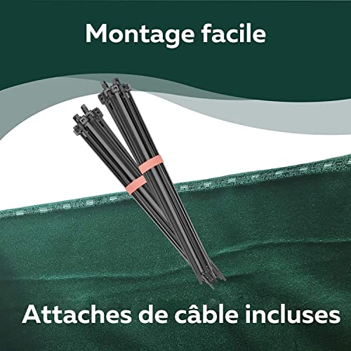 Brise-vue occultant vert 1,2 x 50 m pour protéger votre intimité au jardin - 4