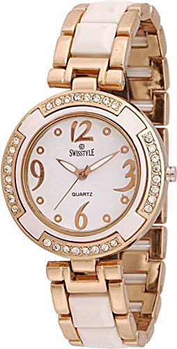 SWISSTYLE Anolog White Dial Womens Watch-SS-LR1157-WHT-WHT (B074Y6YN7V) Amazon Price History, Amazon Price Tracker