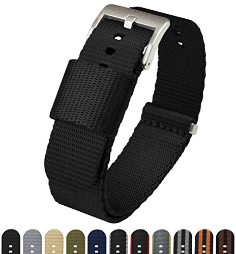 Image of BARTON Elite NATO Style Watch Strap - Seat Belt Nylon Watch Bands