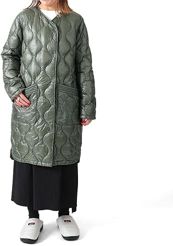 Amazon.co.jp: [ナンガ] オニオンキルト ノーカラー ダウン ハーフ