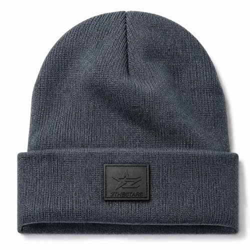 Image of Beanie for Men Women Warm Winter Hat Windproof Thick Knitted Cuffed Unisex Skull Cap