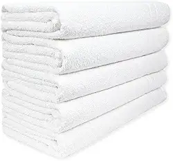 Kit 05 Toalhas de Banho Para Hotel 70x140cm Alta Durabilidade Costura Reforçada