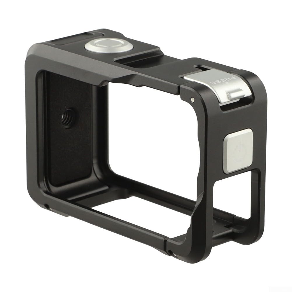 Cage métallique robuste pour DJI Action 6 conçue pour protéger contre les chutes, les rayures et l'exposition environnementale lors d'une utilisation active