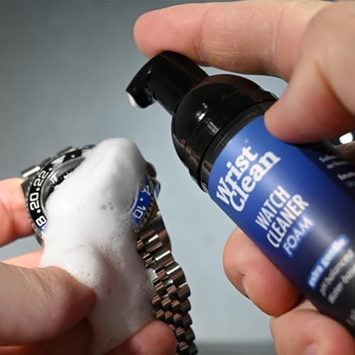 WristClean Espuma de limpeza de relógio | (3x) 50 ml | Contém tecnologia Microsuds (Rolex Cleaner),
