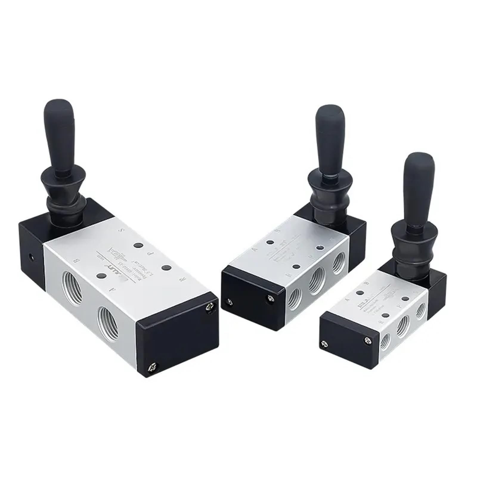 4H210-08 5/2 4H310-10 4H-410-15 Valvola pneumatica di controllo manuale a leva manuale(With-8mm-Fitting)