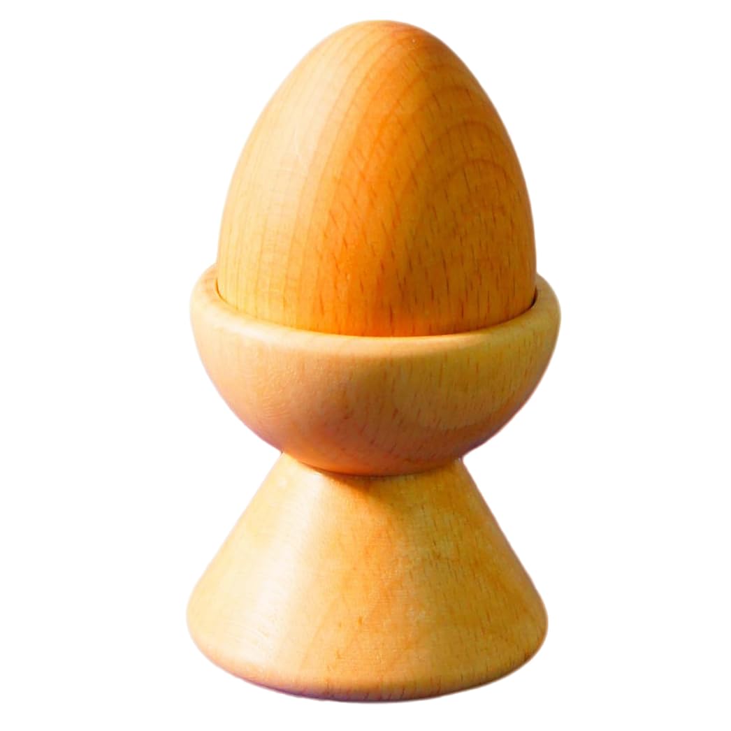 Wooden Egg and Cup Set, Montessori Educational Toy for Baby