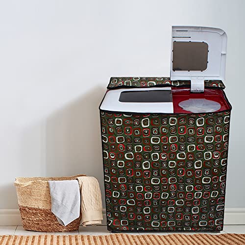 Image of DREAM CARE Waterproof & Dustproof Washing Machine Cover Top Load & Semi Automatic Suitable for 6 kg, 6.2 kg, 6.5 kg (80 x 86 x 51 cms)