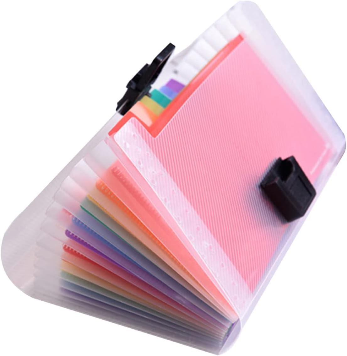 Teczki na dokumenty, teczki plastikowe, teczki zip, teczki na dokumenty 13 na konferencję A Kieszenie na organizery Bilet Duża torba Pojemność stojaka na dokumenty Paragony Paragony (Color : As Shown