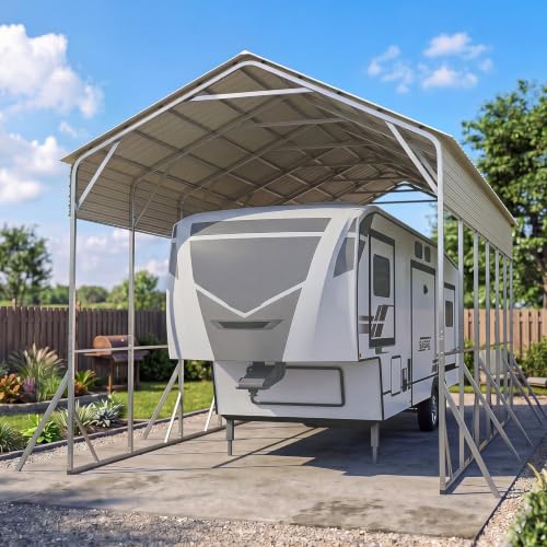 Quictent 14x30x15 FT RV Metal Carport