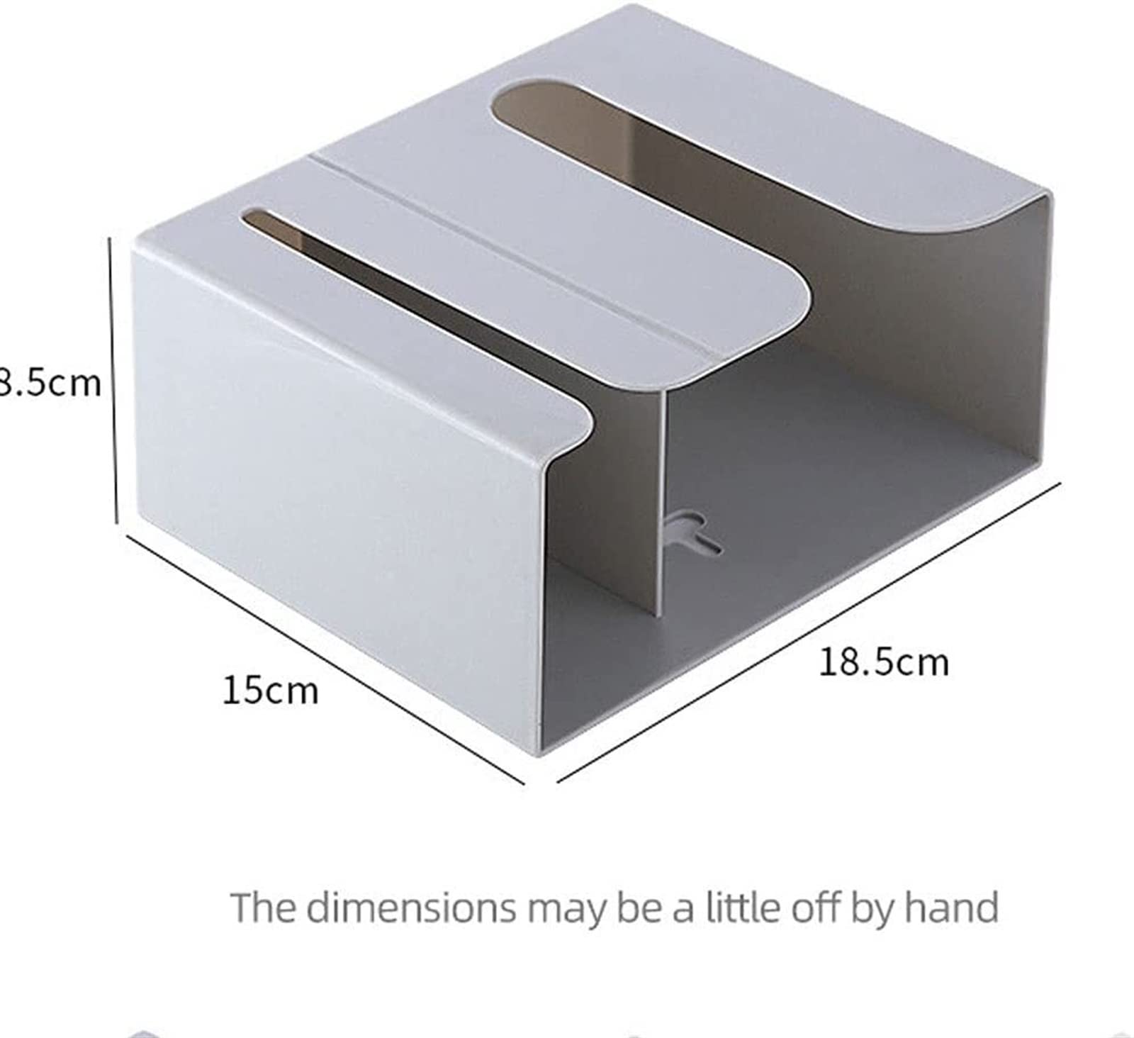 Portarrollos de papel higiénico Portarrollos de papel higiénico for baño, caja de pañuelos multifunción montada en la pared, sin perforaciones, soporte for papel higiénico, accesorios de baño, estante