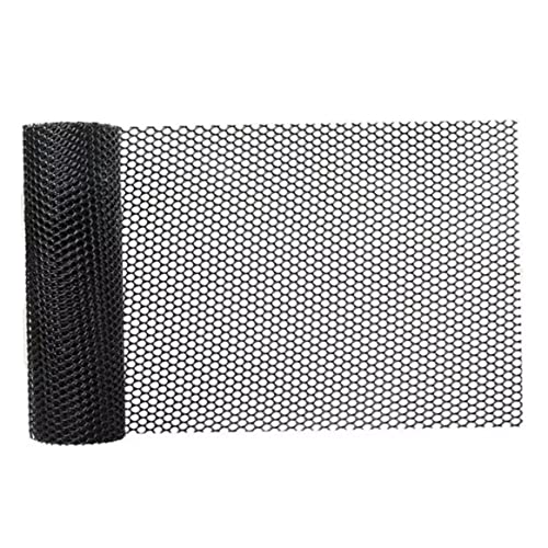 Peosaard Malla de Alambre Negro, Red de Pollo de cría de Aves de Corral de Pesas de plástico y Red de protección de balcón de Red