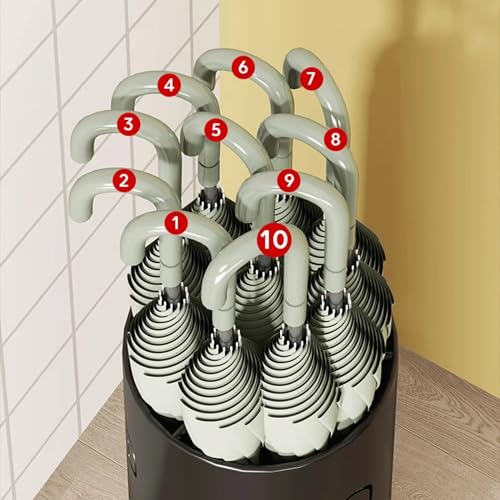 Solution de rangement pour les halls d'hôtel : porte-parapluie noir - 5
