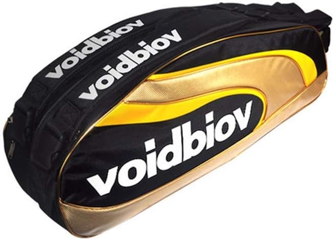 XIAONINGMENG Badminton Racket Bag, Tennis Racket Bag, Shoulder Racket Bag, Large-capacity Sports Bag, 6-pack Racket Bag, Waterproof And Dustproof.