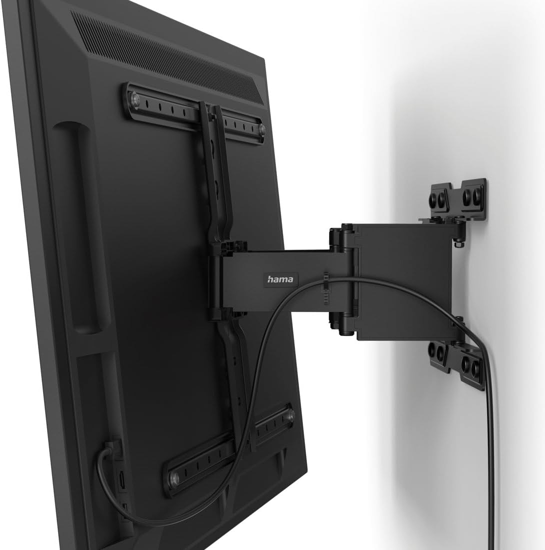 Hama FULLMOTION Ultraslim TV Wall Mount 600 x 400 cm 229 cm (90 Inches) Black