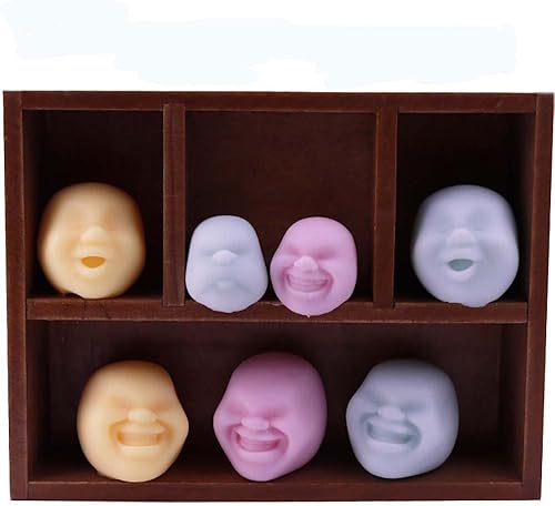 Miniatura 2 de 4 bolas divertidas de emoción para la cara humana, bolas de estrés para adultos, juguetes de estrés, bolas de estrés para adultos, alivio de la