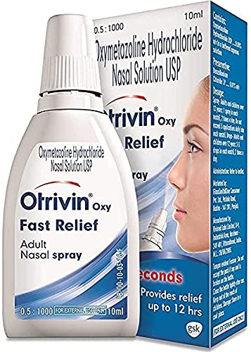 10 Packs Otrivin Adult Nasal Drop Clears Blocked Noses Fast Long"Drops NOT Spray"