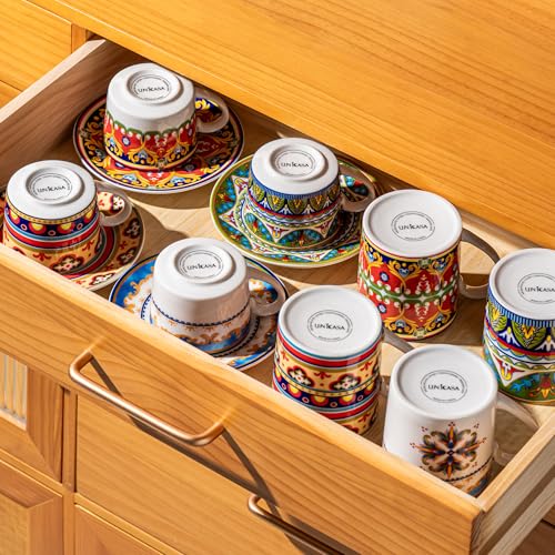 54% Off UNICASA Bohemian Coffee Cup Set of 4 - Image 7
