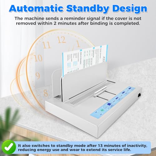 Loyala BINDING-MACHINE Thermal Binding Machine 500 Sheets Capacity Book Binding Material thumb #2