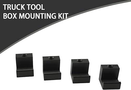 Miniatura 5 de Kit de montaje de caja de herramientas para camión, kit de montaje con abrazadera en J, amarre de caja de herramientas de recogida, gancho J de