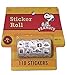 Peanuts Snoopy Sticker Roll 110 Stickers - Party Favors - Arts & Crafts