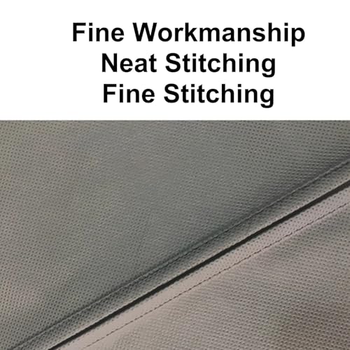 5 Pack Garmet Bags, Garment Bag with Zipper and Transparent Window, for Hanging Clothes, Non-Woven Fabric, Dustproof, Waterproof(Gray,60x105cm/24x41in)3