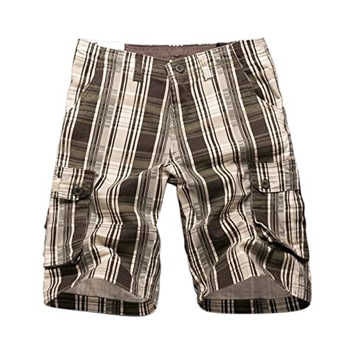 Pantalones cortos de carga con bolsillos de trabajo sueltos y resistentes para el calor diario