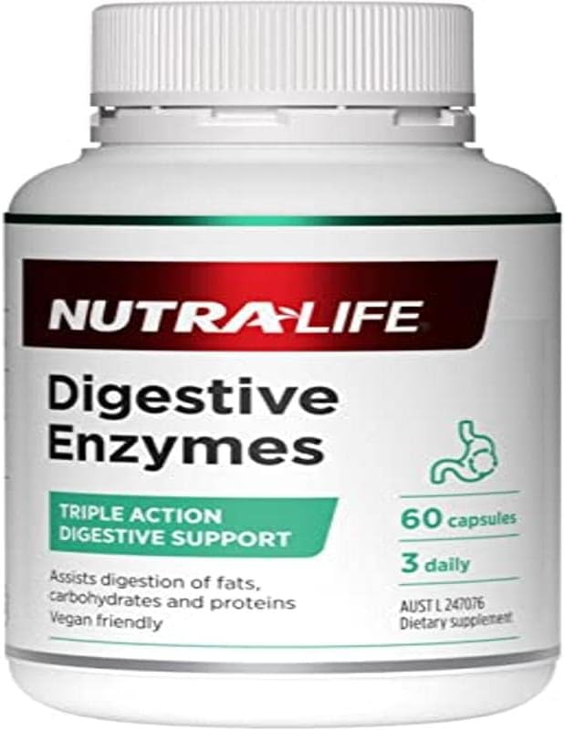 Nutralife Digestive Enzymes, 60 count Health