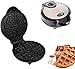 KELITINAus Morning Meeting Station Woffle, Grill o Maker Sandwich, Design Compatto, Waffle Maker W, Piatti Rimovibili, Rivestimento Antiaderente
