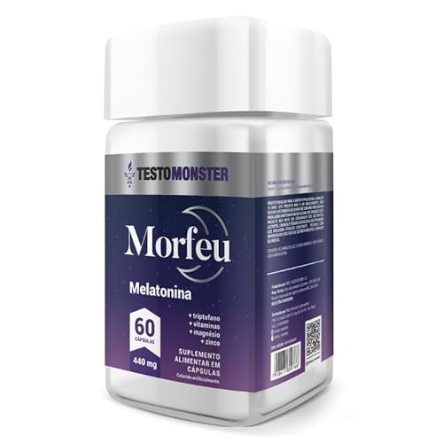 MORFEU MELATONINA 440MG 60 CÁPSULAS - TESTO MONSTER