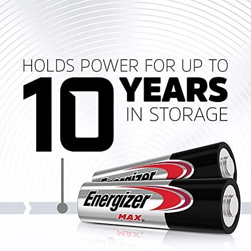 Image of Energizer Max Alkaline AA Batteries - Long-Lasting 1.5V Power, Leak-Proof Design, Pack of 4+2