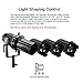 Aputure Spotlight Mount 26° Lighting Modifier with Interchangeable Projector Len and 3 GOBO for Aputure 120D Mark 2 120D LS C300D and Other Bowen-S Mount Light, Including PERGEAR Soft Diffuser