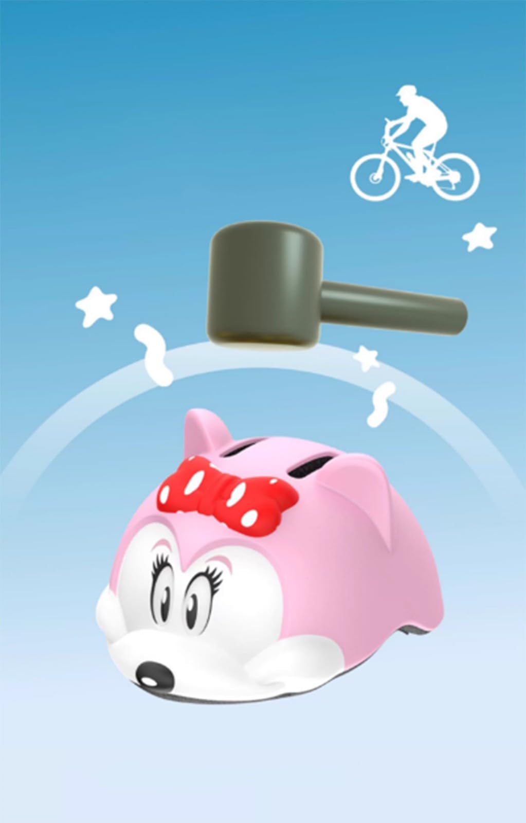 Casco De Motocicleta para Niños Y Niñas, Medio Casco, Scooter Eléctrico, Casco 3/4, Casco Abierto para ATV De 2 A 10 Años A,48-54CM