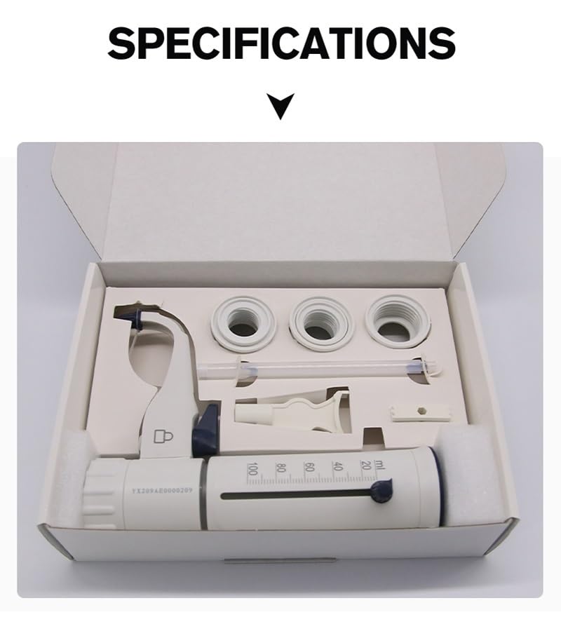 Electronic Pipette, Pipette, Bottle Top Dispenser Large Capacity 0.5-100ml Chemical Storage Laboratory Equipment,Portable Pipette Device(5.0-50ml)