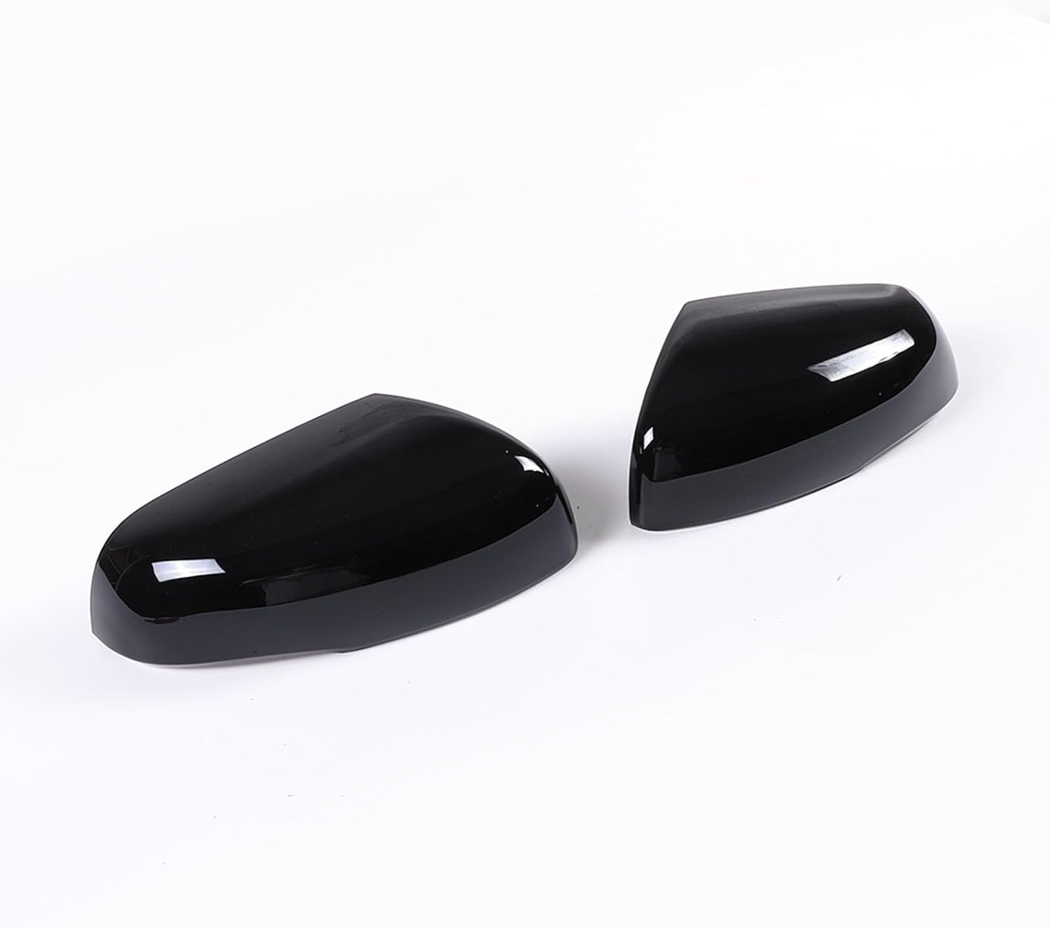 2PCS Rearview Mirror Covers for Honda Pilot 2016-2022/ Ridgeline 2020-2024/ Passport 2019-2024, ABS Material Door Side Mirror Guard Cover Cap Exterior Accessories (Glossy Black)
