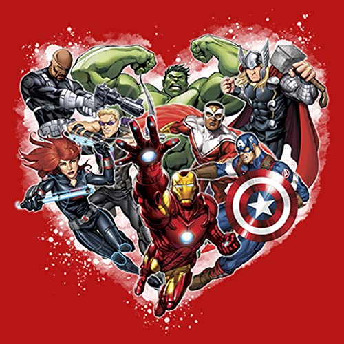 Marvel Girl's Avenger Heart T-Shirt2