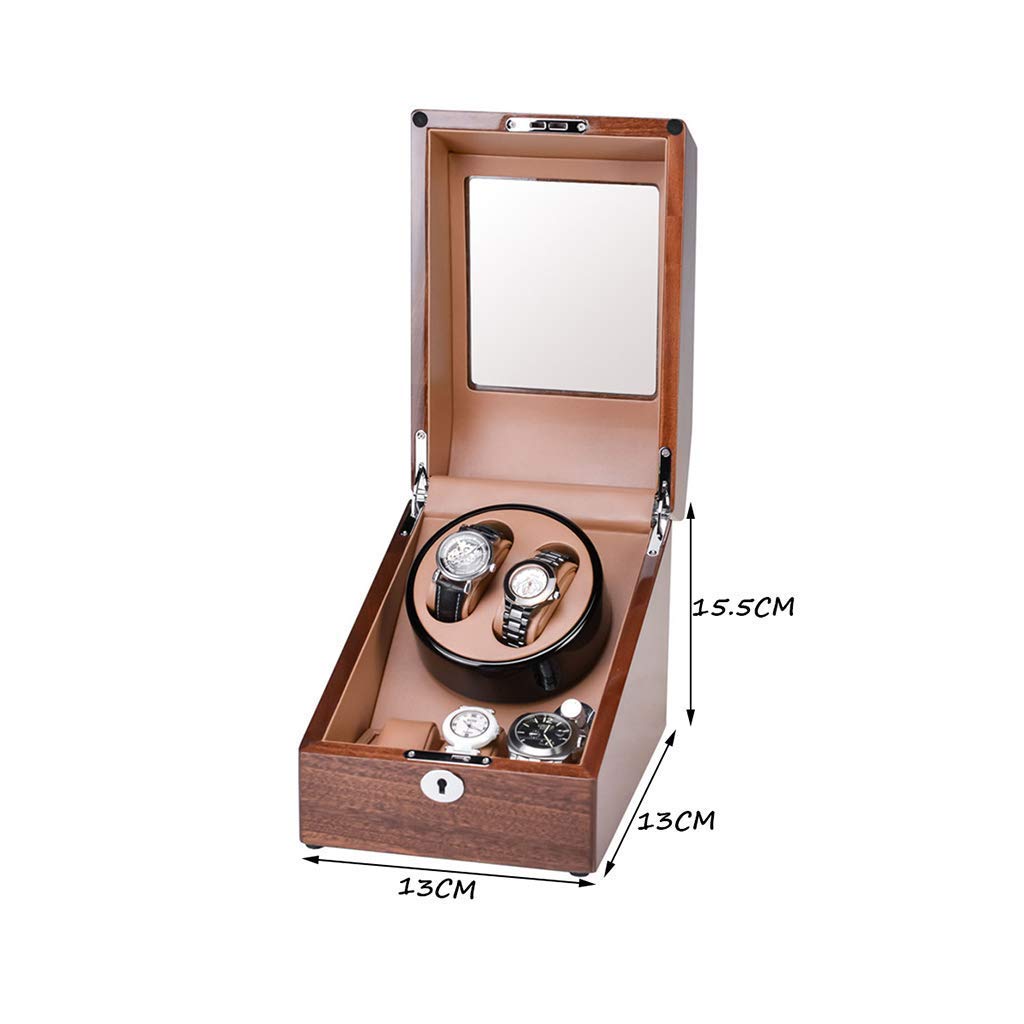 FENOKD Watch Winders Watch Winder Boxes Automatic 2+3 Mechanical Watch Storage Quiet Motor Rotate Winding Box Turn Table Device Watch Winder Watch Box