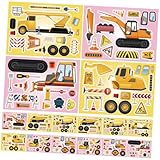 Autocollants de camion à faire soi-même : autocollant de camion à faire soi-même, vous pouvez bricoler les différentes formes d'autocollants de camion à votre guise, vous apportant beaucoup de plaisir, autocollant de puzzle