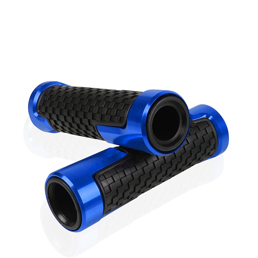 22mm 7/8'' Moto CNC Manopole Manubrio per MT-09 SP MT09 MT01 MT03 MT07 MT10 2000-2017 2019 2021 2022 2023 2024 -Blu
