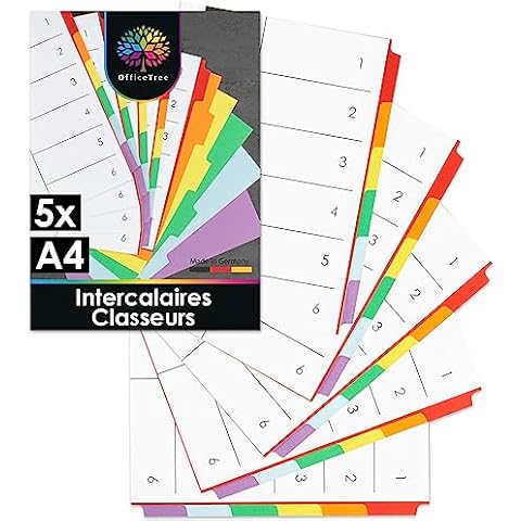 Intercalaires A4 OfficeTree Cover