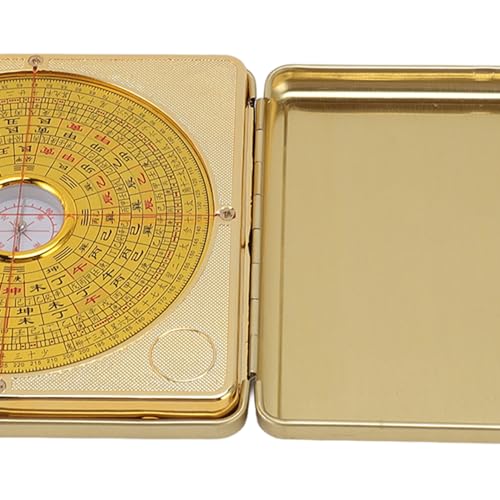 Brújula Feng Shui Luo Pan con cubierta abatible miniatura 7