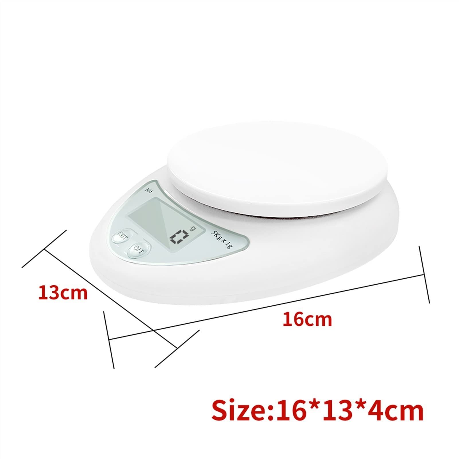 Báscula de cocina Báscula de peso de alimentos con tazón - Ultraprecisa, sensor único, báscula de cocina digital para preparación de alimentos con tazones personalizados que se ajustan a la parte