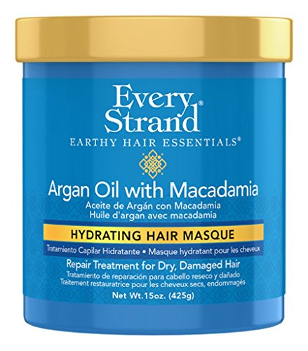 Every Strand Masque Argan Oil With Macadamia 15 Ounce Jar (443ml) (3 Pack)