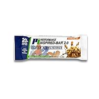 Vista 3 de Performance Inspired Nutrición - Barra de proteína 2.0 - Contiene - 0.71 oz de proteína - Fibra 6G - 0.14 oz MCT - 1 mil millones de probióticos CFU