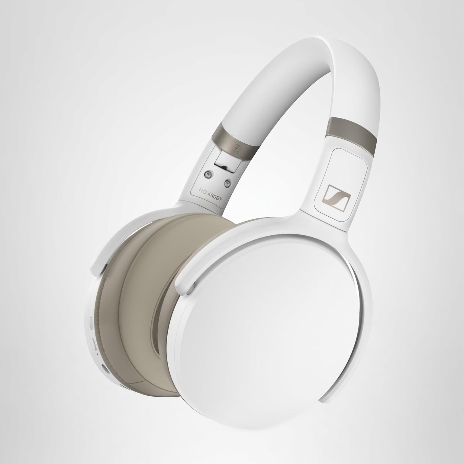 SENNHEISER ゼンハイザー HD450BT ホワイト Amazon.com: Sennheiser HD 450BT Noise-Canceling Wireless Closed