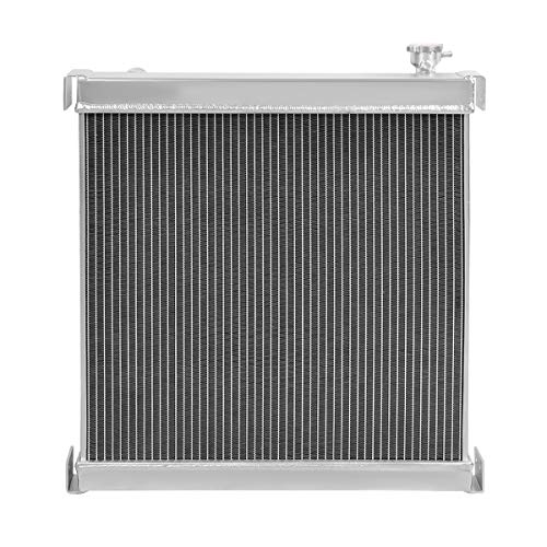 Compatible With Jeep Wrangler Mt (Manual Transmission) Full Aluminum 2-Row Racing Radiator - Tj #TOP5