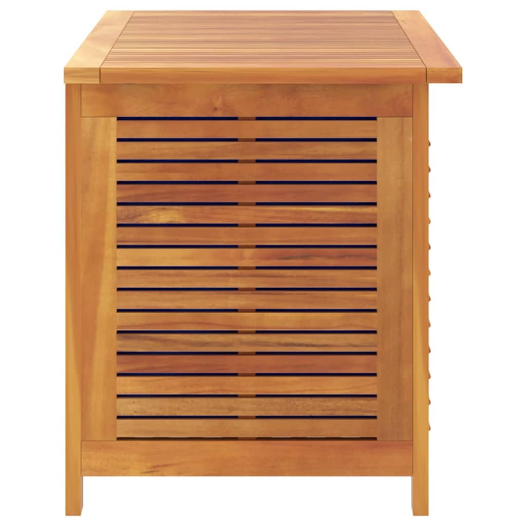 vidaXL Caja de Almacenaje de Jardín, Baúl con Tapa para Juguetes Cojines, Arcón de Ordenación, Mueble para Patio Terraza, Madera Maciza de Acacia