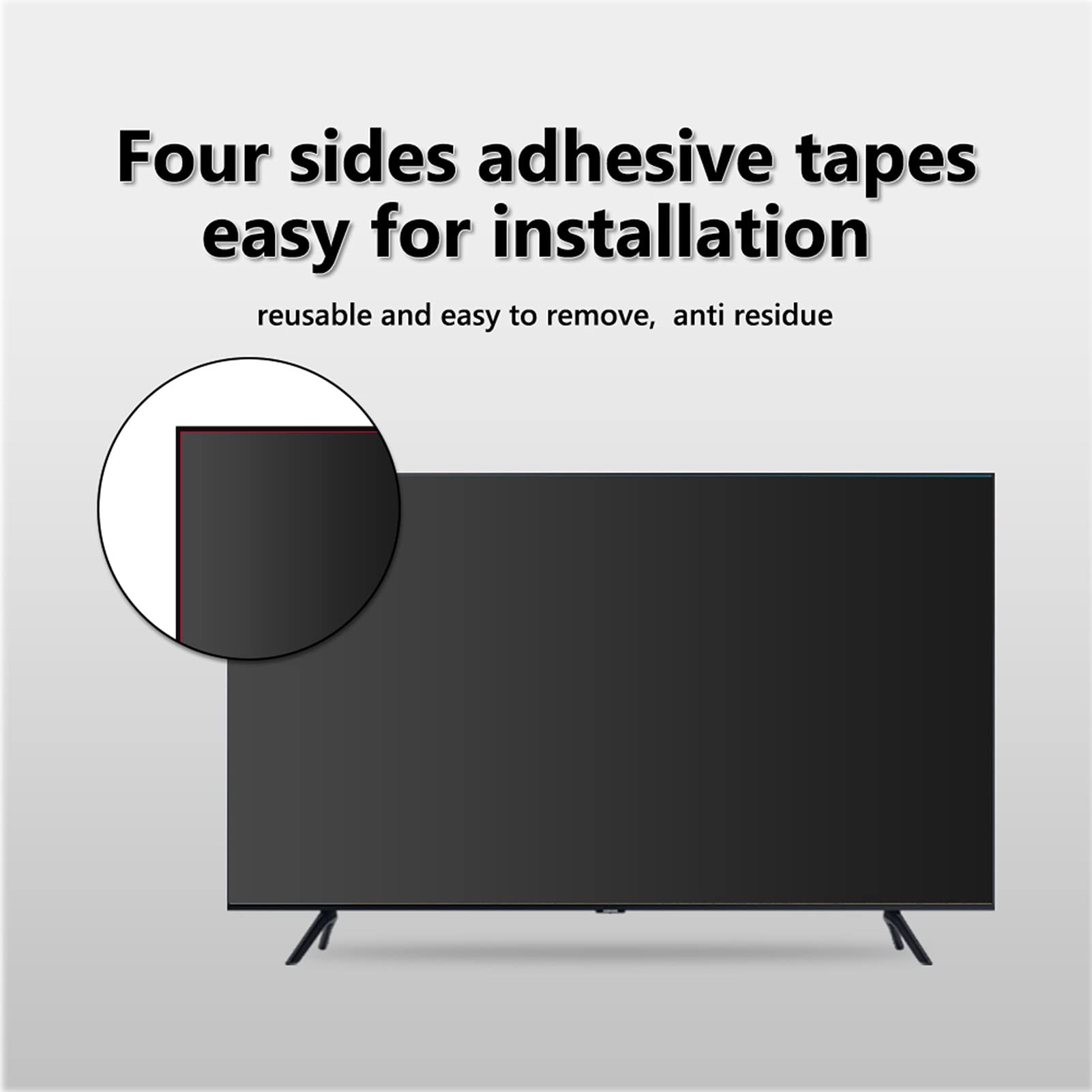 Adatto per LCD, LED, OLED 4K e QLED e Schermo Curvo, Protezione Schermo da 27-75 Pollici, Filtro Anti-Luce Blu, Protezione Schermo per Monitor Luce Blu (60 inch 1327X749mm)