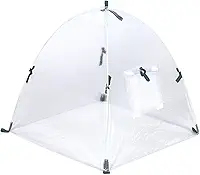 Tenda de sombra para plantas, cobertura para plantas de quintal, proteção solar, gaiola para cultivo, mudas, canteiros de frutas e árvores pequenas, Branco