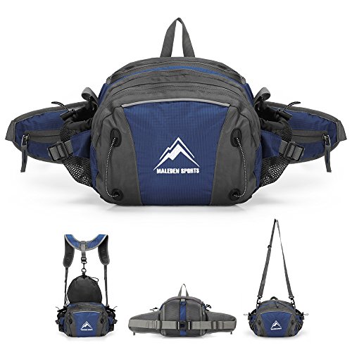 hiking waist pack with water bottle holder